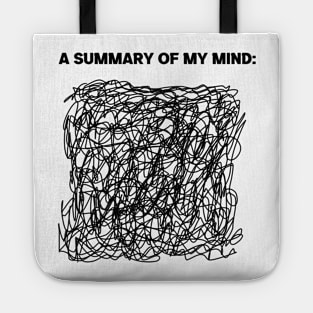 A SUMMARY OF MY MIND Tote