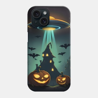 UFO Halloween Castle Phone Case