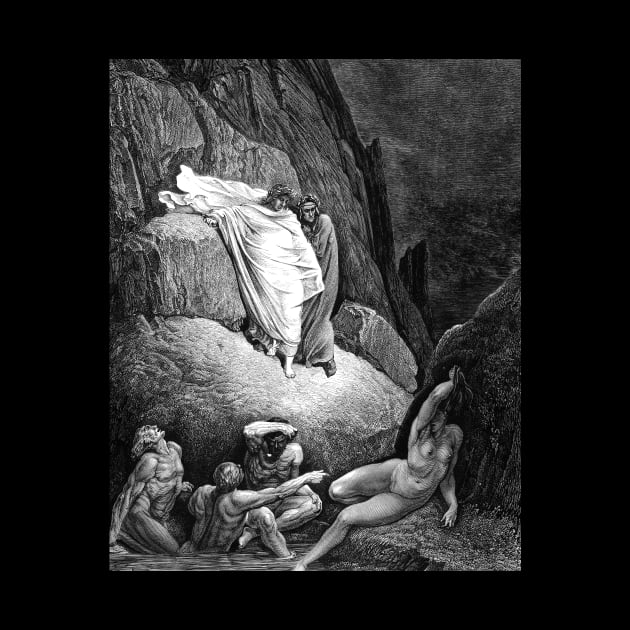 High Resolution Gustave Doré Illustration The Shade of Thaïs by tiokvadrat