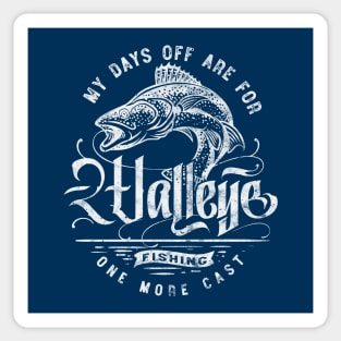 Walleye Fishing Design Stickers for Sale