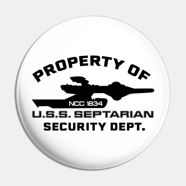 SECURITY Pin by LOST WORLD