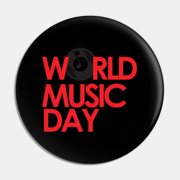 World Music Day Pin by keng-dela