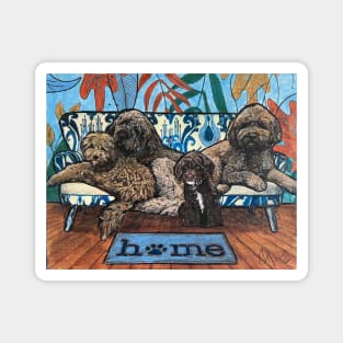 Home Sweet Golden Home Magnet