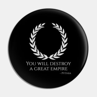 Ancient Greek History Mythology Oracle Of Apollo At Delphi Prophecy Quote Pin