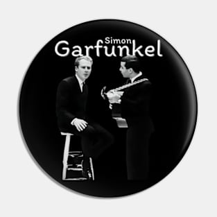 Simon & Garfunkel folk rock duo art 90s style retro vintage 80s Pin