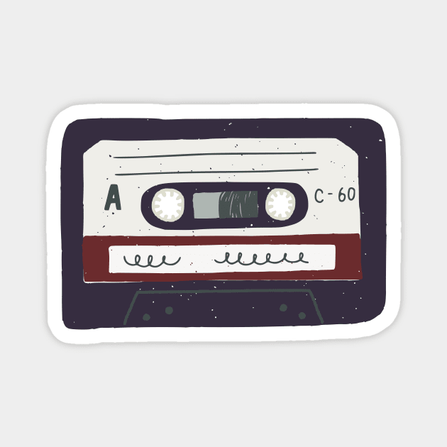 Cassette tape Magnet by TashaNatasha