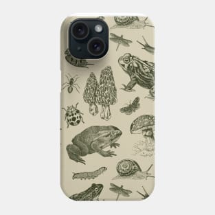 Natural Goblincore World: Frog, Mushroom, Snail, Moth, Insect Phone Case