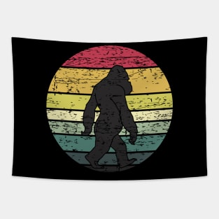 Gorilla Walking Vintage distressed Tapestry