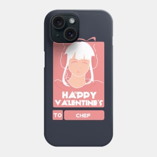 Girls in Happy Valentines Day to Chef Phone Case