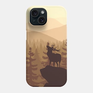 deer looking at the view Phone Case