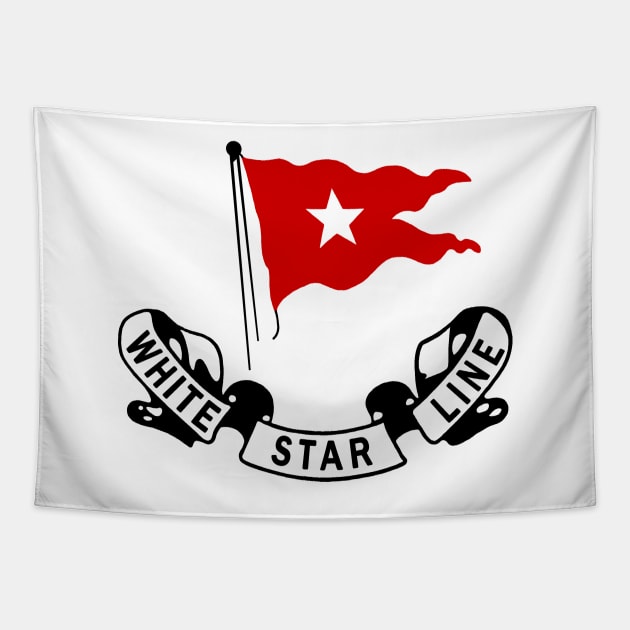 Titanic White Star Line Tapestry by klance