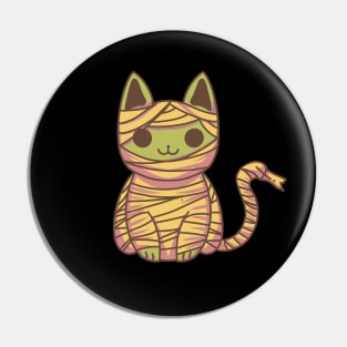 Mummy cat Pin