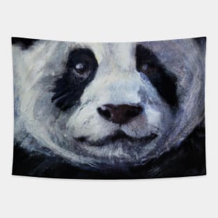 Panda with Crown Oil Painting Tapestry