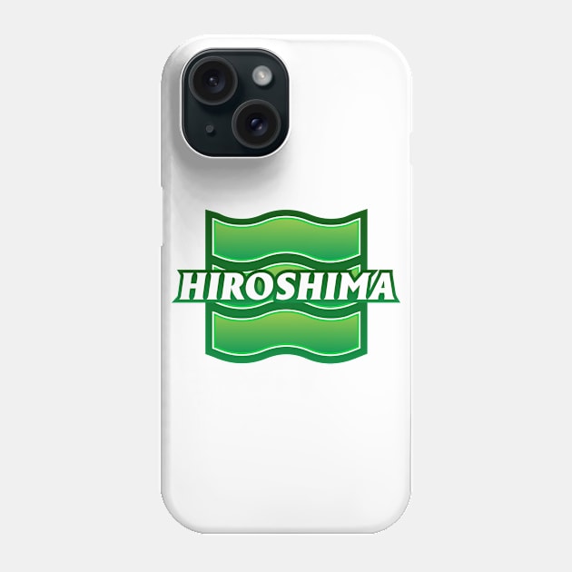 Hiroshima Municipality Japanese Symbol Phone Case by PsychicCat