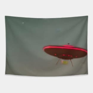 Retro UFO Tapestry