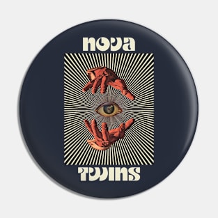 Hand Eyes Nova Twins Pin