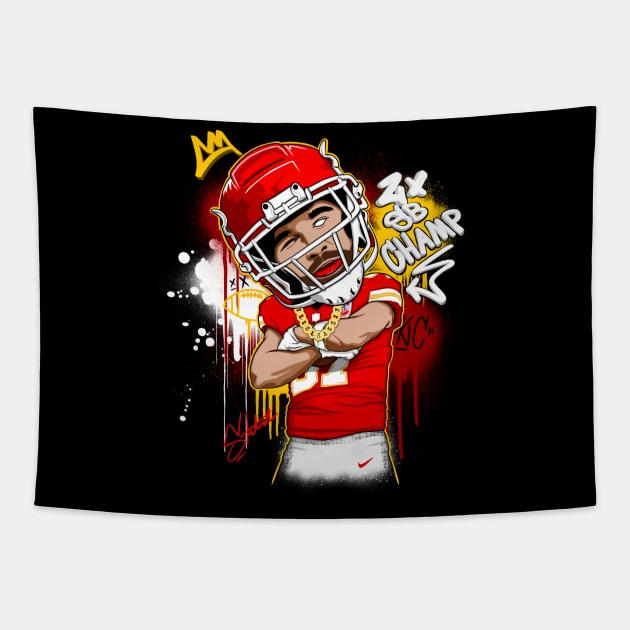 Kelce Tapestry by SKetchdProductions