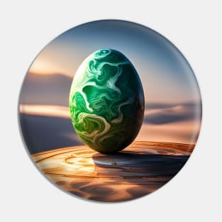 Precious Egg in Sunrise Pin