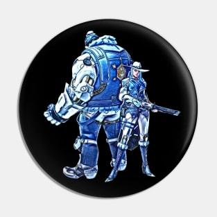 Overwatch Ashe Winter Skin Pin