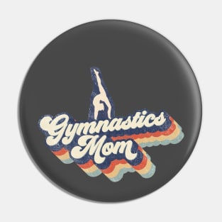 Retro Gymnastics Mom Mother's Day Pin