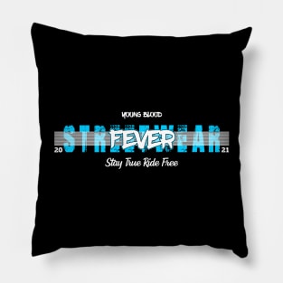 streetwear fever young blood Pillow