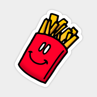 Simple Fries Doodle Magnet