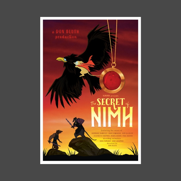 The Secret of NIMH alternative movie poster by chrisayerscreative