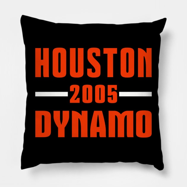 Houston Dynamo 2005 Classic Pillow by Medo Creations