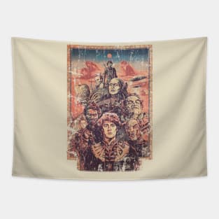 Dune long live figther Vintage Fan Art Design Tapestry