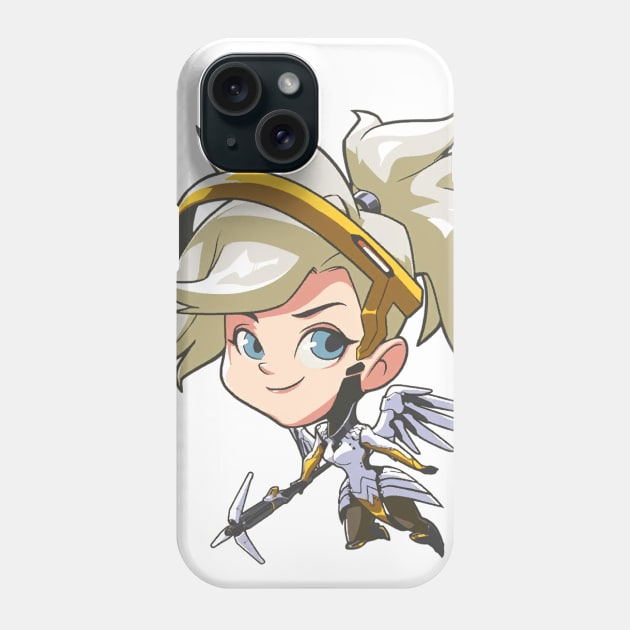 Mercy Cute Spray Phone Case by Antonon