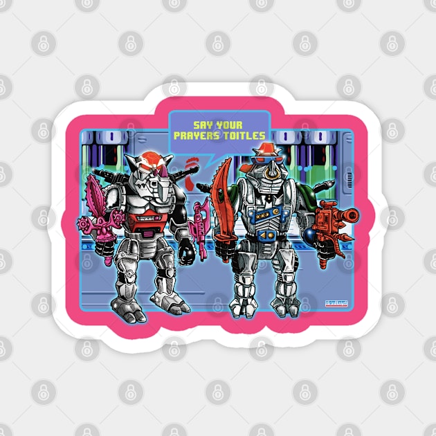 Robotic bad boys Magnet by Ale_jediknigth