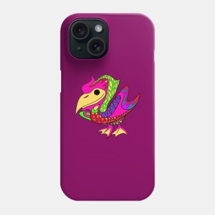 cute kawaii seagull pelican remix ecopop art Phone Case