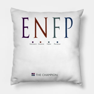 ENFP The Champion, Myers-Briggs Personality Type Pillow