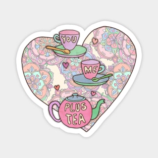 You, me, plus tea. Magnet