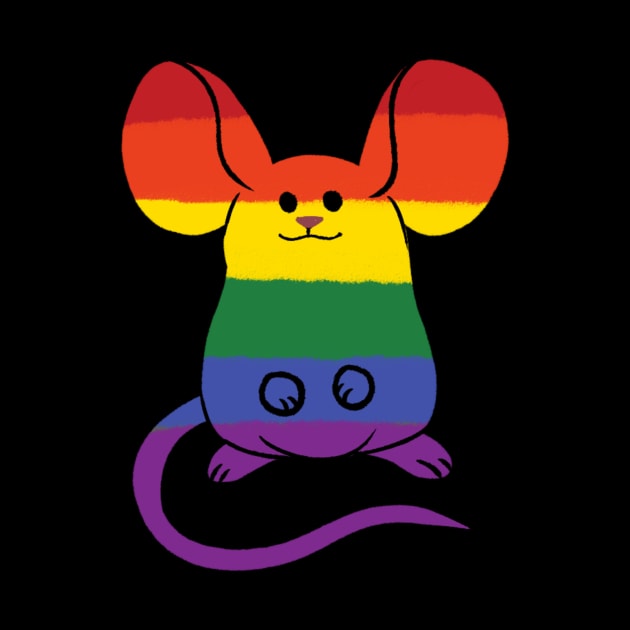 Gay Pride Mouse by gaypompeii