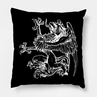 Medieval Mythical Griffon Pillow