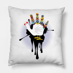 White Hand Chicken Pillow