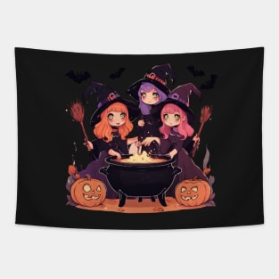 Witches Three Tapestry