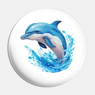 Adorable Dolphin Pin