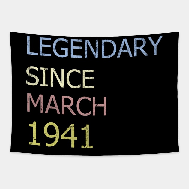 LEGENDARY SINCE MARCH 1941 Tapestry by BK55