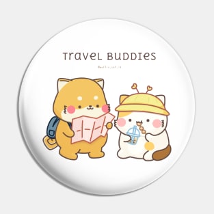 Travel Buddies Pin