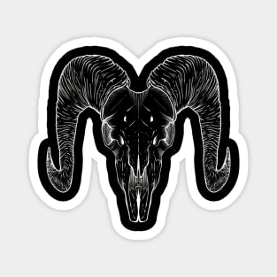 Devil skull Magnet