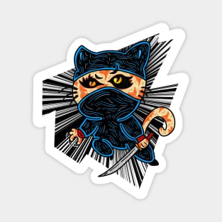 The Ninja Cat #2 Magnet