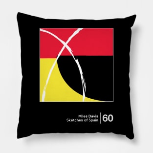 Sketches of Spain - Minimal Style Graphic Artwork Pillow