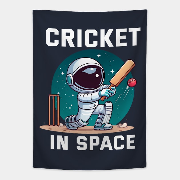 Cricket in Space - Play with Astroo Tapestry by mirailecs