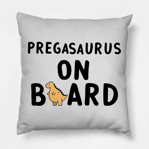 Pregasaurus on Board Pillow by NomiCrafts