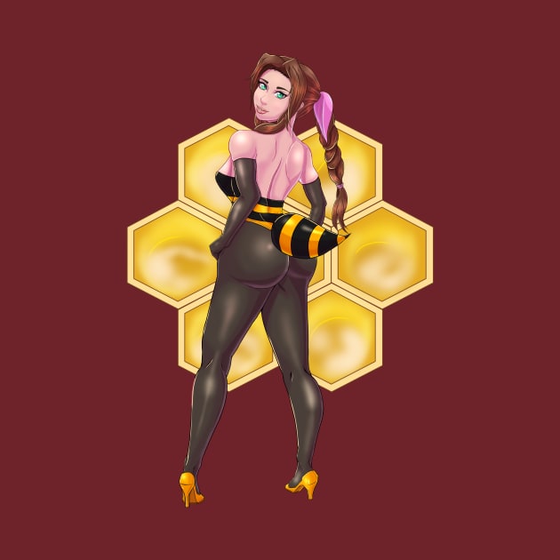 Honey Bee Aerith by zeocloud