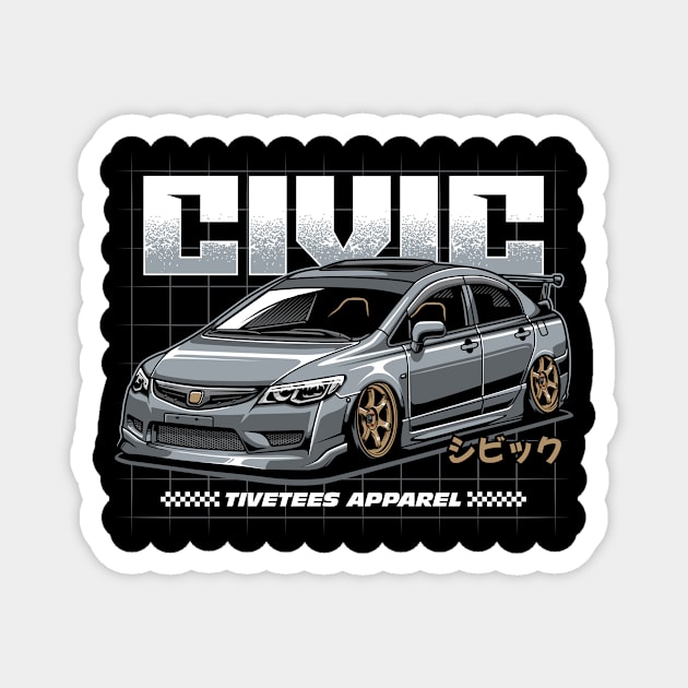 Civic FD Magnet by cturs