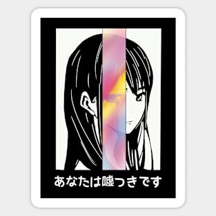 ahegao mouth hentai anime Sticker for Sale by Mitsuoo