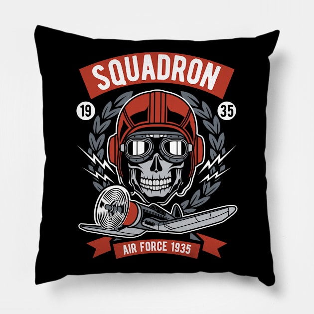 Squadron Air Force 1935 Pillow by BK55